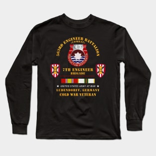 563rd Engineer Bn, 7th Eng Bde, Ludendorff, Germany w COLD SVC X 300 Long Sleeve T-Shirt